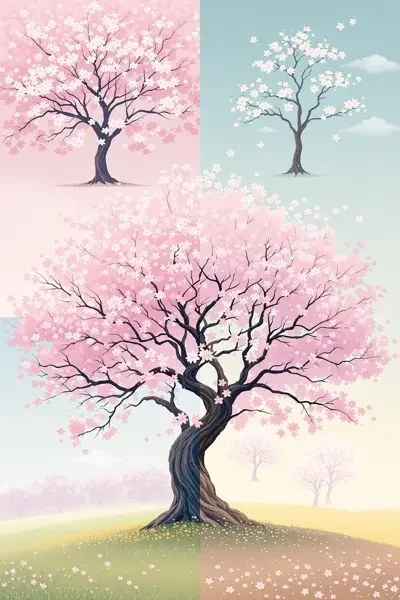 樱花的四季